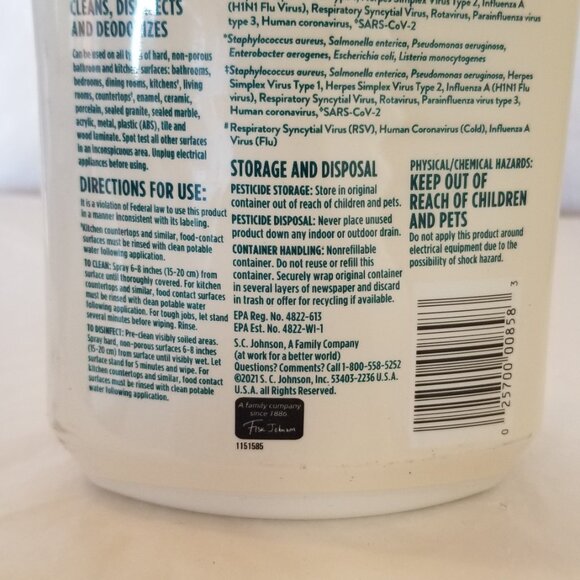 Family Guard Brand Disinfectant Cleaner Fresh Spray 2 Bottles Brand New - Picture 8 of 16